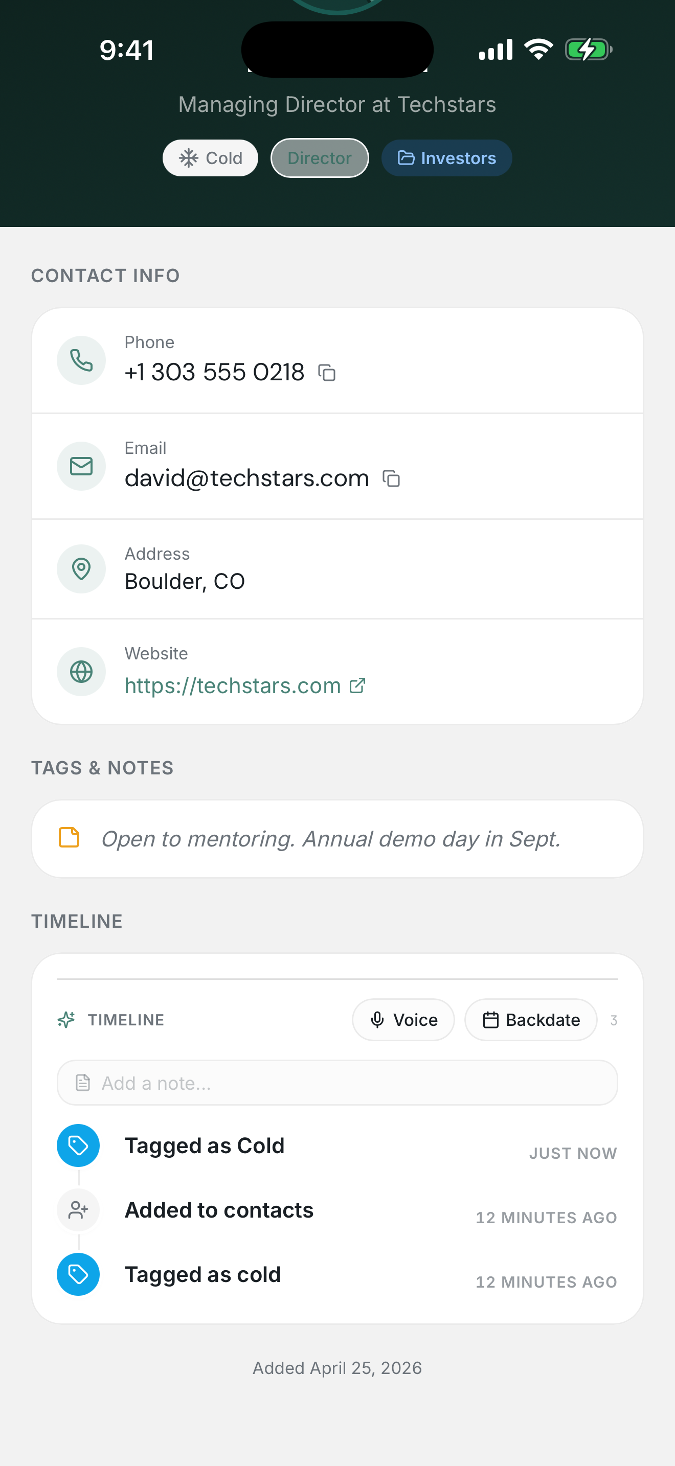 NEXA contact detail